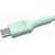 Kabelis Green Cell PowerFlex Fast Charging USB Type-C Male - USB Type-C Male 100W Mint Green 2m