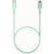 Kabelis Green Cell PowerFlex Fast Charging USB Type-C Male - USB Type-C Male 100W Mint Green 0.3m
