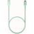 Kabelis Green Cell PowerStream USB Type-C Male - USB Type-C Male 100W Mint Green 0.3m
