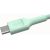 Kabelis Green Cell PowerStream USB Type-C Male - USB Type-C Male 100W Mint Green 0.3m