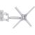 Barkan BM343XLW 13-65" TV, 4 lankstų, sieninis, prailgintas, baltas
