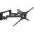 Barkan BM464L 13"-90" lygiam/lenktam TV, 4 lankstų, sieninis, prailgintas