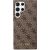 Guess GUHCS23LG4GFBR S23 Ultra S918 brązowy|brown hard case 4G Metal Gold Logo