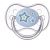 Canpol Māneklis NEWBORN apaļas formas 0-6mēn. 22/562 blue [A]