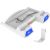 iPega P5S023 RGB Зарядочная Станция + Охлаждение для Игрового Пульта PS5 / PS5 Slim / PS5 Pro