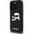 Karl Lagerfeld 3D Rubber Double Heads Case Aizsargapvalks priekš Apple iPhone 16 Pro