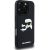 Karl Lagerfeld 3D Rubber Double Heads Case Aizsargapvalks priekš Apple iPhone 16 Pro