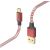 Hama 00201556 Reflective Charging Cable, USB-A - Micro-USB 1.5m Nylon red