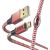 Hama 00201556 Reflective Charging Cable, USB-A - Micro-USB 1.5m Nylon red