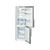 Bosch Refrigerator KGE36BI40 Free standing, Combi, Height 186 cm, A+++,   net capacity 215 L, Freezer net capacity 89 L, 38 dB, Stainless steel