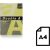 Colour paper Double A, 80g, A4, 500 sheets, Cheese