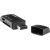 Natec memory card reader Mini ANT 3, black