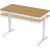 ACTIVEJET desk with electric height adjustment 140x70 ET119W-C white/oak