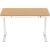 ACTIVEJET desk with electric height adjustment 140x70 ET119W-C white/oak
