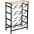 Wine rack HANNES 48x24xH70cm, rustic melamine