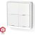 Nedis SmartLife Zigbee bezvadu sienas slēdzis, prorgammable, 12 komandas, CR2430, balts