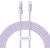 Baseus Gem USB C to USB C fast charging cable 2 m 100 W Purple