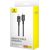 Baseus Unbreakable USB C to USB C cable 1 m Black