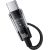 Baseus Gem USB A to USB C fast charging cable 2 m 100 W Black