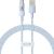 Baseus Gem USB A to USB C fast charging cable 1 m 100 W Blue