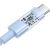 Baseus Gem USB C to USB C fast charging cable 2 m 100 W Blue