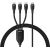 Baseus Flash Series Type C to C+C+C fast charging cable 480 Mbps Black