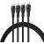 Baseus Flash Series Type C to C+C+C fast charging cable 480 Mbps Black