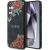Guess Leather 4G Flowers Print Metal Classic Logo MagSafe Чехол для Samsung Galaxy S25