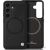 BMW Leather Half Textured MagSafe Чехол для Samsung Galaxy S25
