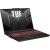 ASUS TUF Gaming A16 FA607NU-R5165 Ryzen 5 7535HS 16.0" FHD+ 144Hz Value IPS-level 300nits AG 16GB DDR5 SSD512 GeForce RTX 4050 6GB LAN WLAN+BT Cam720p 56Wh NoOS Mecha Gray Portatīvie datori