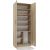 Top E Shop Filing cabinet OLIV 2D 74x35x180 cm, sonoma