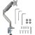 Maclean monitor mount, computer screen holder, double arm, with gas spring, 17"-45", 16 kg, MC-969