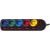 Maclean MCE204M power extension 1.5 m 5 AC outlet(s) Indoor Black, Multicolour