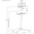 Maclean TV floor stand bracket, 32-70", max. VESA 400x400, max. 40kg, MC-494