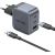 GaN Vention USB-C+C+A 70W Charger + USB-C-C Cable 1m (Gray)