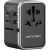 Vention FJFB0 GaN 2xUSB-C 2xUSB-A Universal Travel Adapter 65W (black)