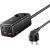 Wall charger, Essager, ECTAC-BRB01-Z, GaN, 3xUSB-C, 2xUSB-A, Gniazdko AC, 75W (black)