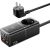 Wall charger, Essager, ECTAC-BRB01-Z, GaN, 3xUSB-C, 2xUSB-A, Gniazdko AC, 75W (black)