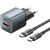 GaN Vention USB-C+A 30W Charger + USB-C-C Cable 1m (Gray)