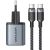 GaN Vention USB-C+A 30W Charger + USB-C-C Cable 1m (Gray)