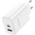 Charger Borofone BN10 65W GaN USB-C/USB-A white