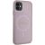 Guess GUHMN61PSAHMCP iPhone 11 | Xr 6.1" розовый жесткий чехол Saffiano MagSafe