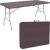Saliekams galds Springos GF0055 180cm brūns