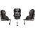 Bērnu Autokrēsls Espiro Alpha Isofix 0-18kg black
