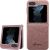Guess GUHCZF5HGGSHP F731 Z Flip5 różowy|pink hardcase Glitter Script