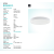 Gr.l. ROMAO 1 80W LED 3000-5000K 7800lm balta Griestu Lampa
