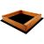 Koka smilšu kaste Springos SBX120SI 120x120cm
