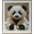 Wall art WALLY 40x50cm, baby panda
