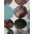 Wall art WALLY 60x60cm, blue abstract circles
