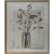 Wall art WALLY 40x50cm, plants in a vase